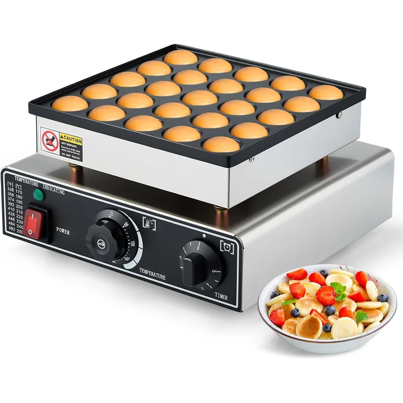 Mini Waffle Maker Machine - Mini Máquina de Panquecas Comercial 25