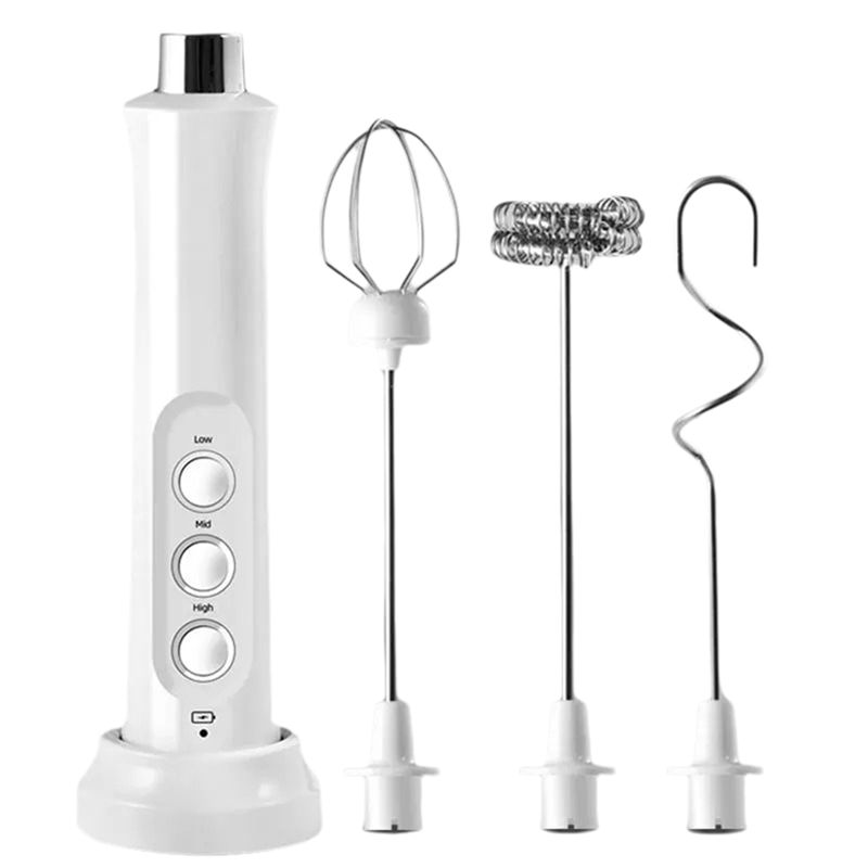 Electric Milk Frother Handheld - [HOT!A24R] Espumador de Leite Elétrico Portátil,