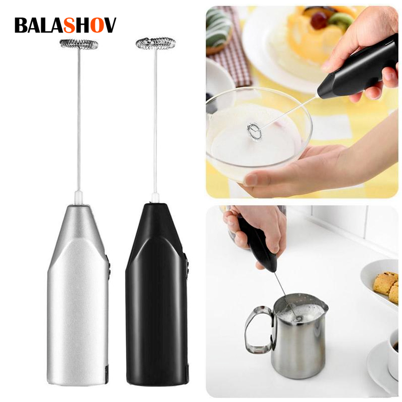 Electric Milk Frother Handheld - Espuma de leite sem fio batedor