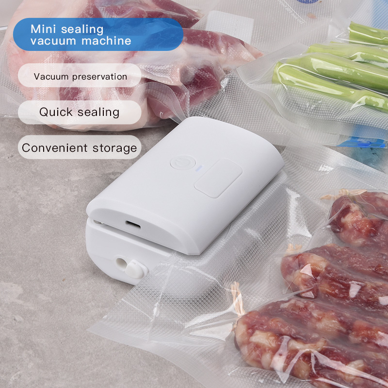 Food Vacuum Sealer Machine - Mini máquinas de embalagem portáteis com
