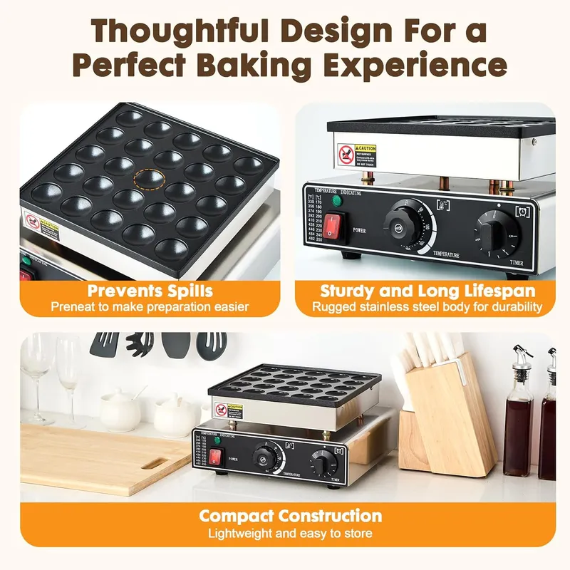 Mini Máquina de Panquecas Come - Mini Waffle Maker Machine avaliação e preço