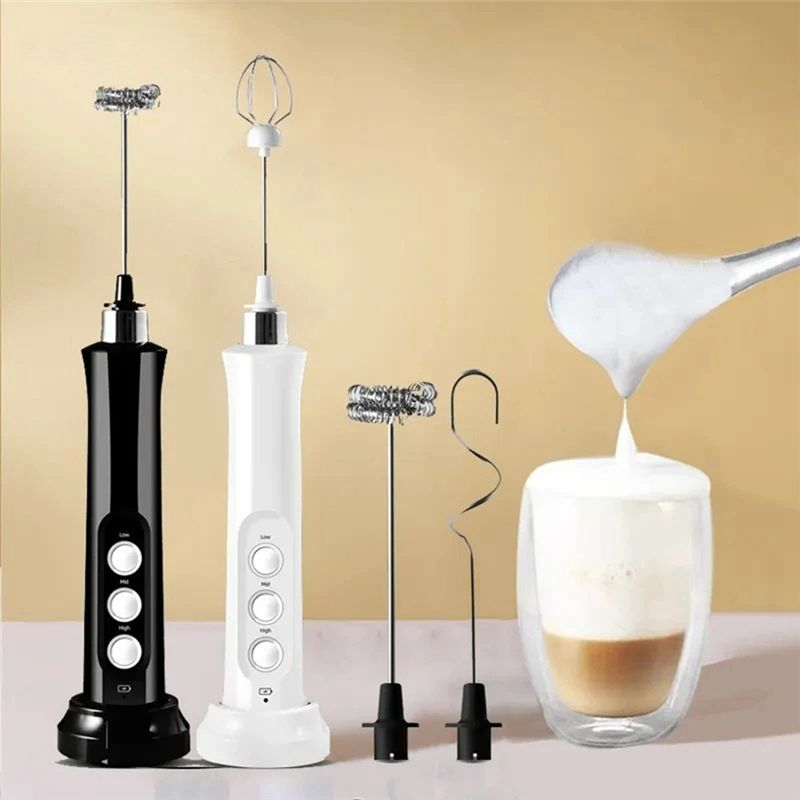 [HOT!A24R] Espumador de Leite  - Electric Milk Frother Handheld avaliação e preço