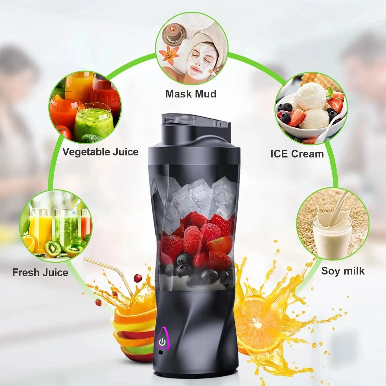 Liquidificador Elétrico Portát - Portable Blender Usb Rechargeable avaliação e preço