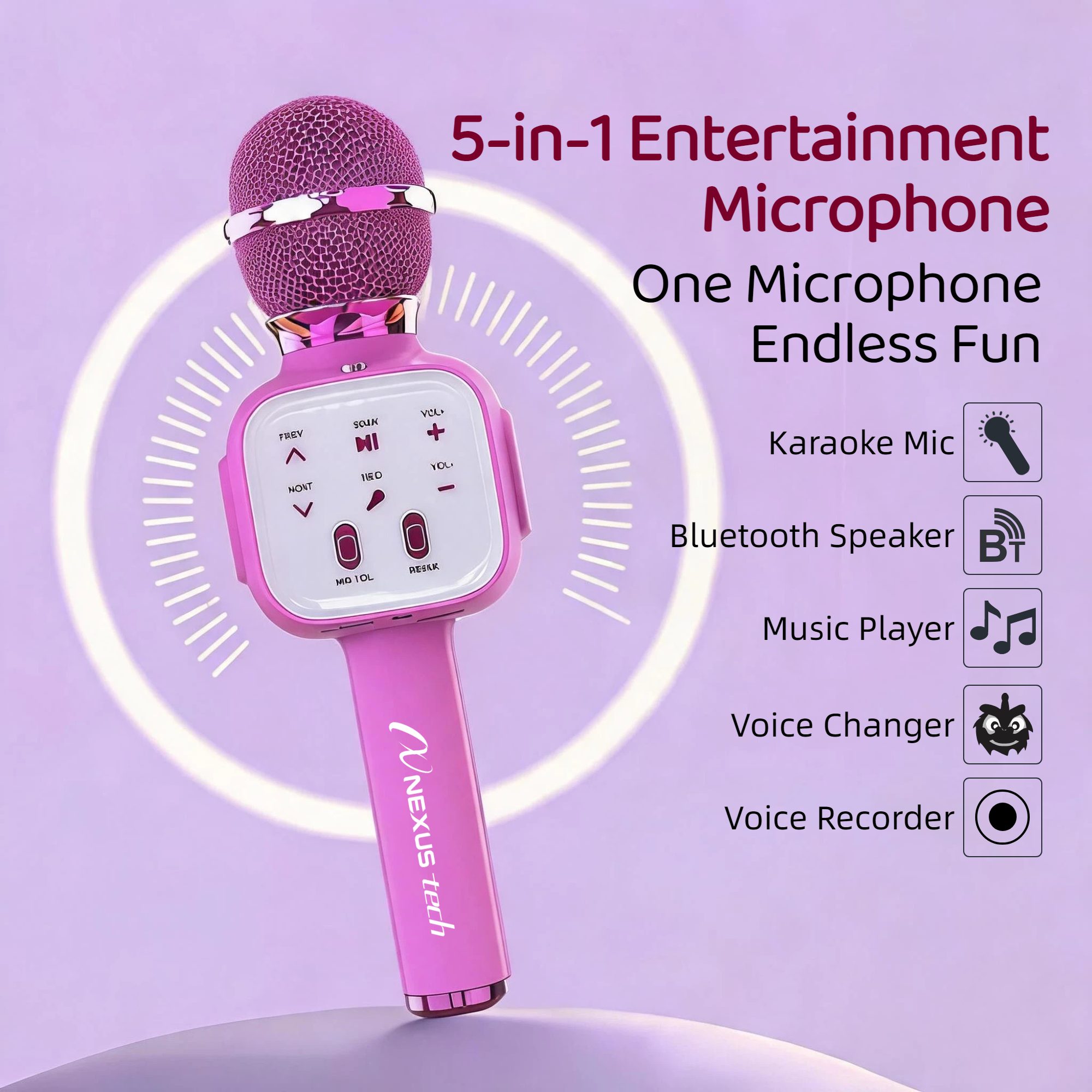 Microfone Karaokê Bluetooth 5. - Home Appliances avaliação e preço