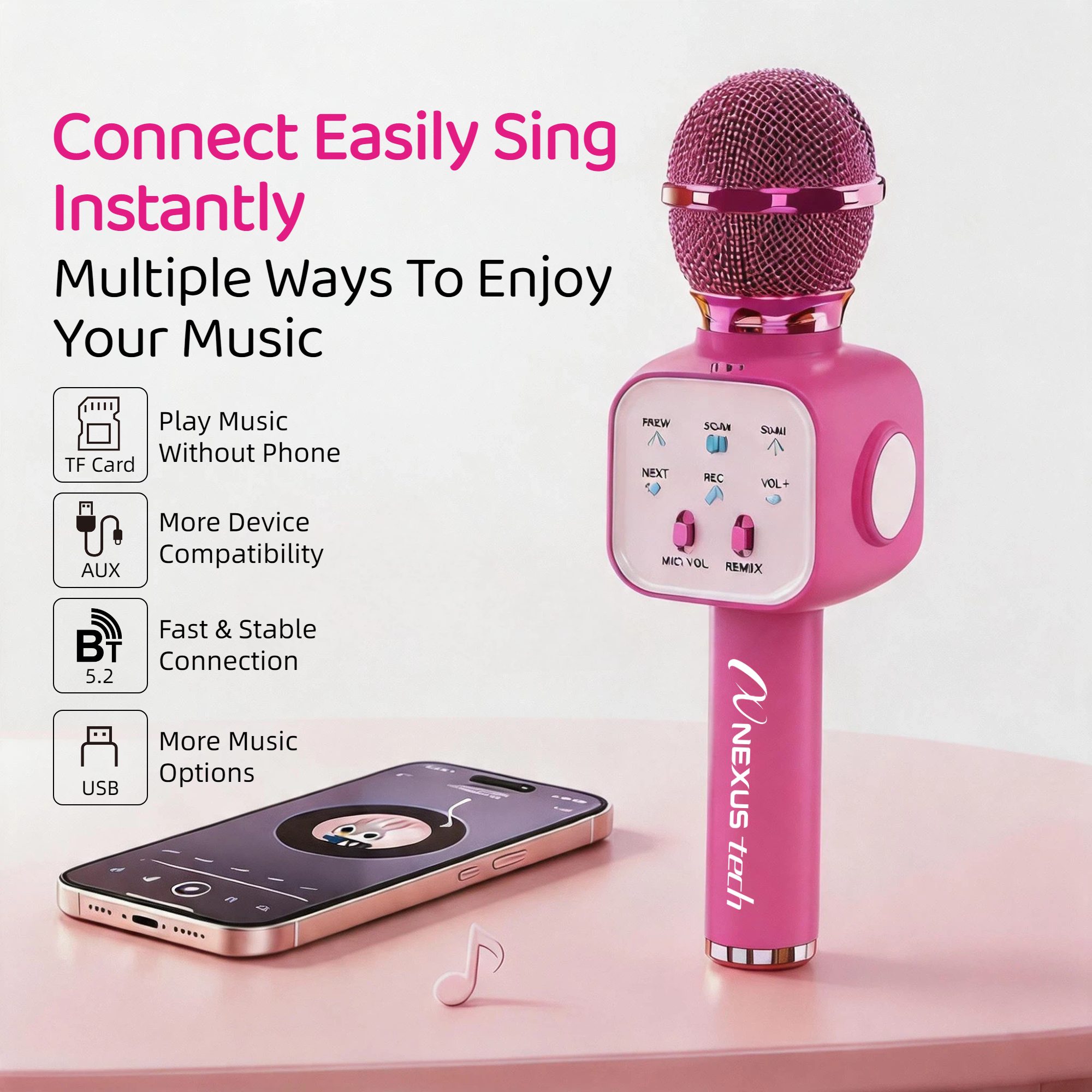 Microfone Karaokê Bluetooth 5. - Home Appliances avaliação e preço