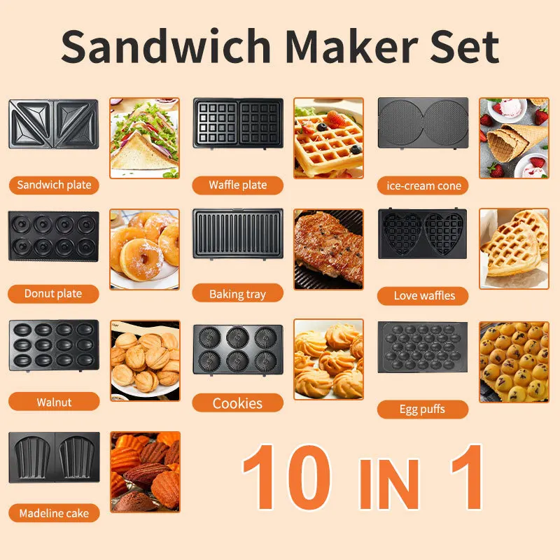 Aparelhos Domésticos 220/110V, - Mini Waffle Maker Machine avaliação e preço