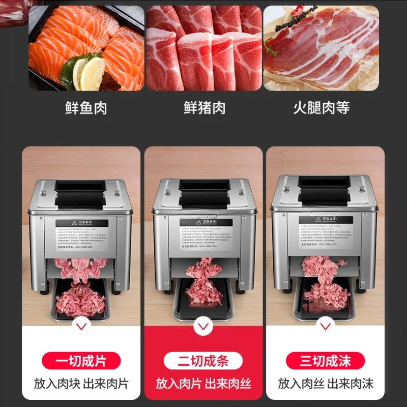 Máquina Elétrica de Cortar Car - Automatic Meat Slicer Home avaliação e preço