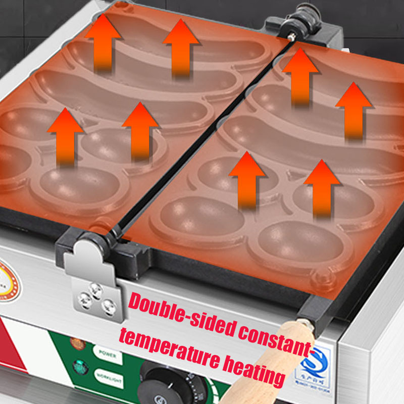 Moedas e espetos de ouro de qu - Mini Waffle Maker Machine avaliação e preço