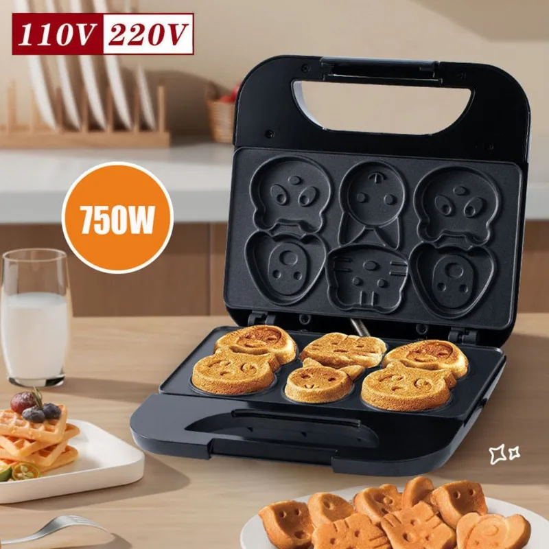 Máquina Doméstica de Biscoitos - Mini Waffle Maker Machine avaliação e preço