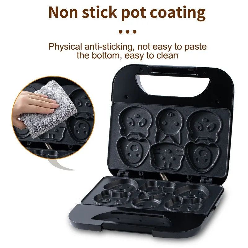 Máquina Doméstica de Biscoitos - Mini Waffle Maker Machine avaliação e preço
