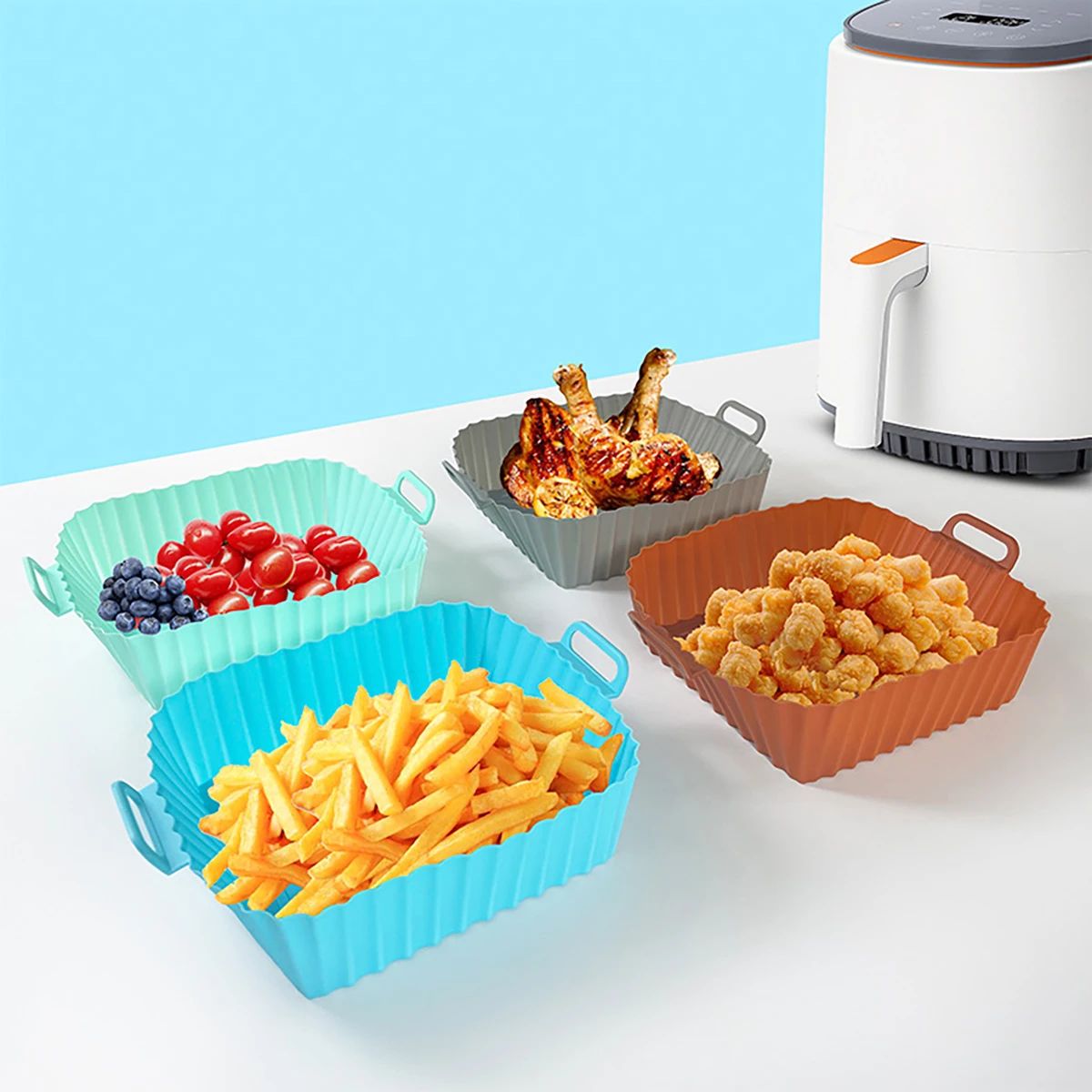 Forma de Silicone para Fritade - Air Fryer Silicone Pot Liner avaliação e preço