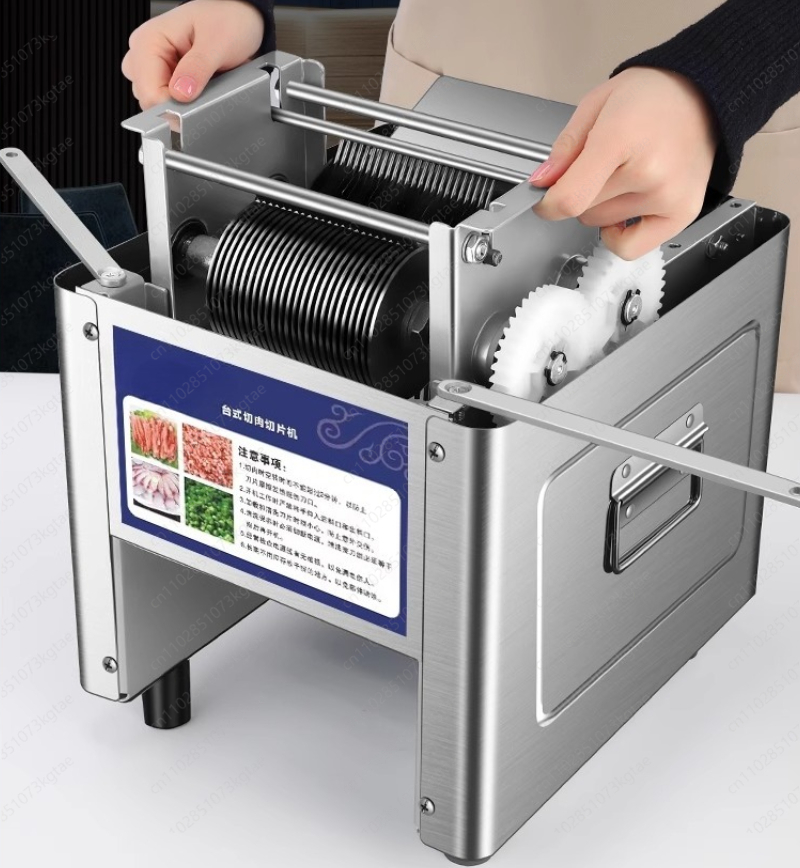 Máquina elétrica de fatiar car - Automatic Meat Slicer Home avaliação e preço
